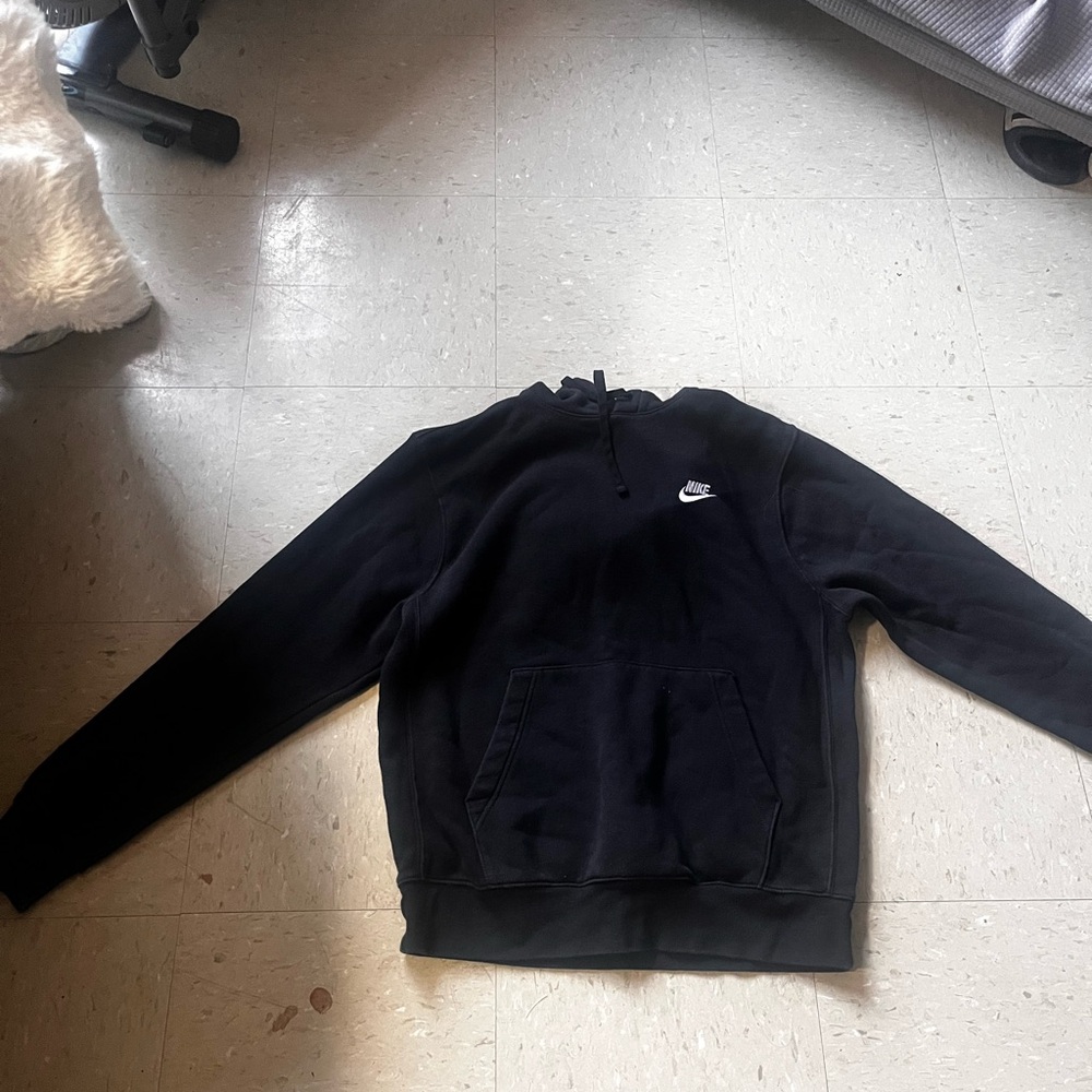 Nike Black Hoodie with Logo